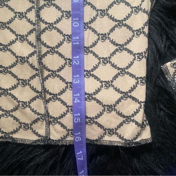 Forever 21 Tan & Black Long Sleeve Baddie Graphic Crop Top Size Small - Picture 11 of 11